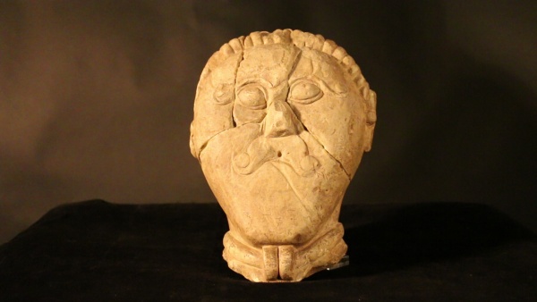 The marl head from Mšecké Žehrovice. Photo: National muzeum
